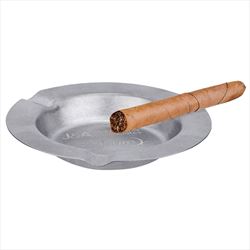 HST41234 Vintage Pewter Stainless Steel Ashtray With Custom Imprint